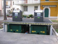 Высокотехнологичная площадка для сбора мусора в Европе