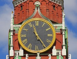 Кремль - Спасская башня часы