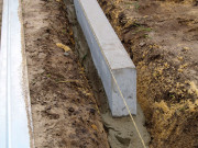 Установка бетонных бордюров